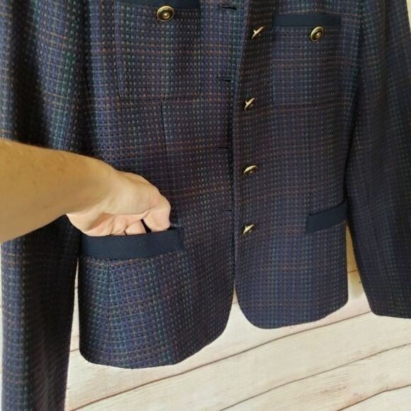 Kasper ASL 100% Wool Button Front Jacket - Picture 3 of 9